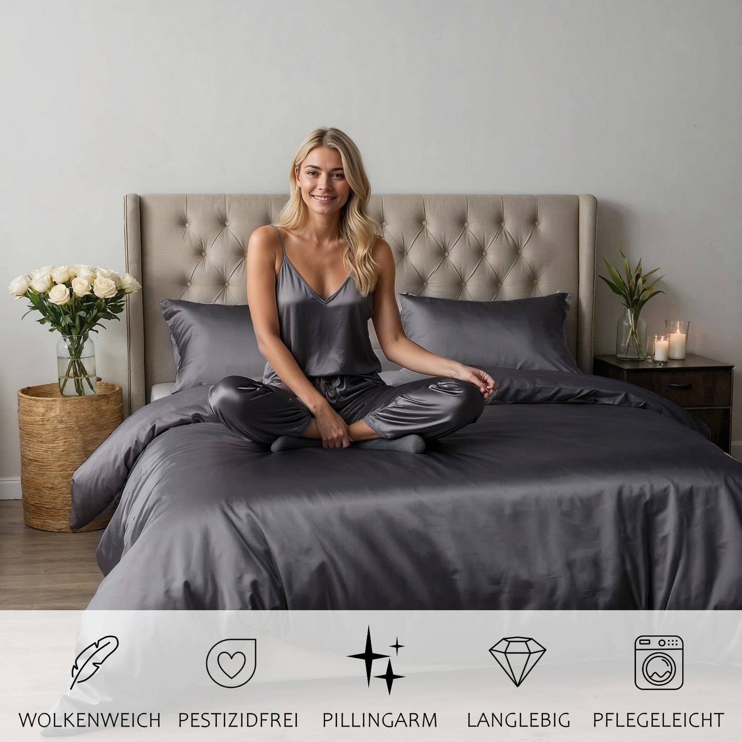 Bettwäsche Satin