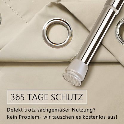 Türvorhang & Stange silber