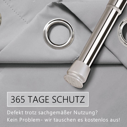 Türvorhang & Stange silber