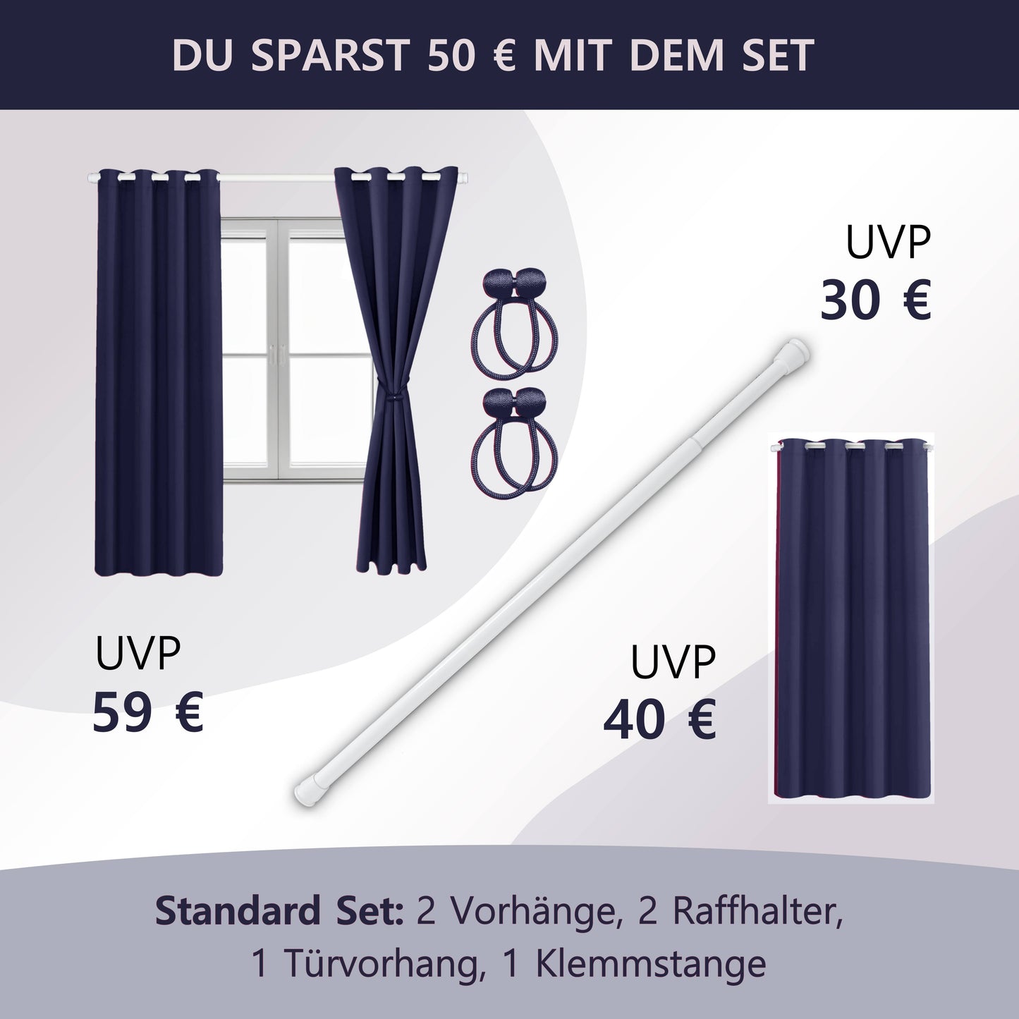 Türvorhang Set