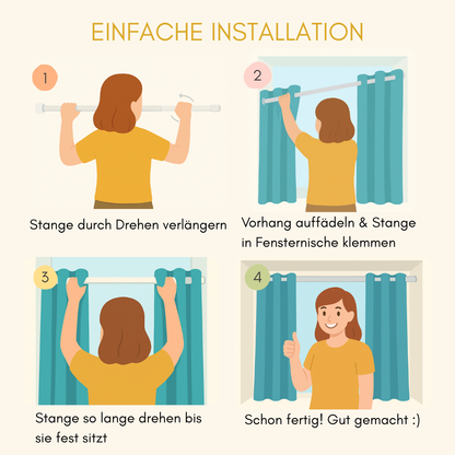 Blackout curtain set 