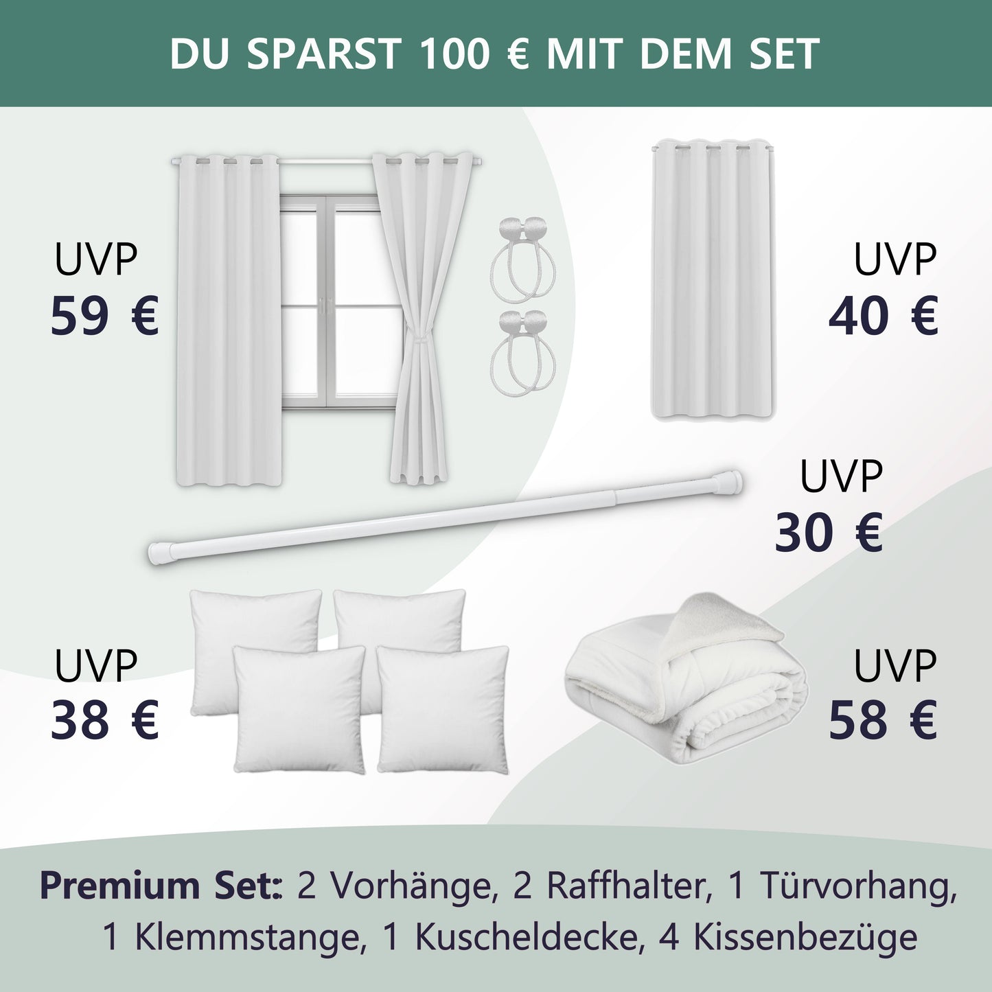 Türvorhang Set