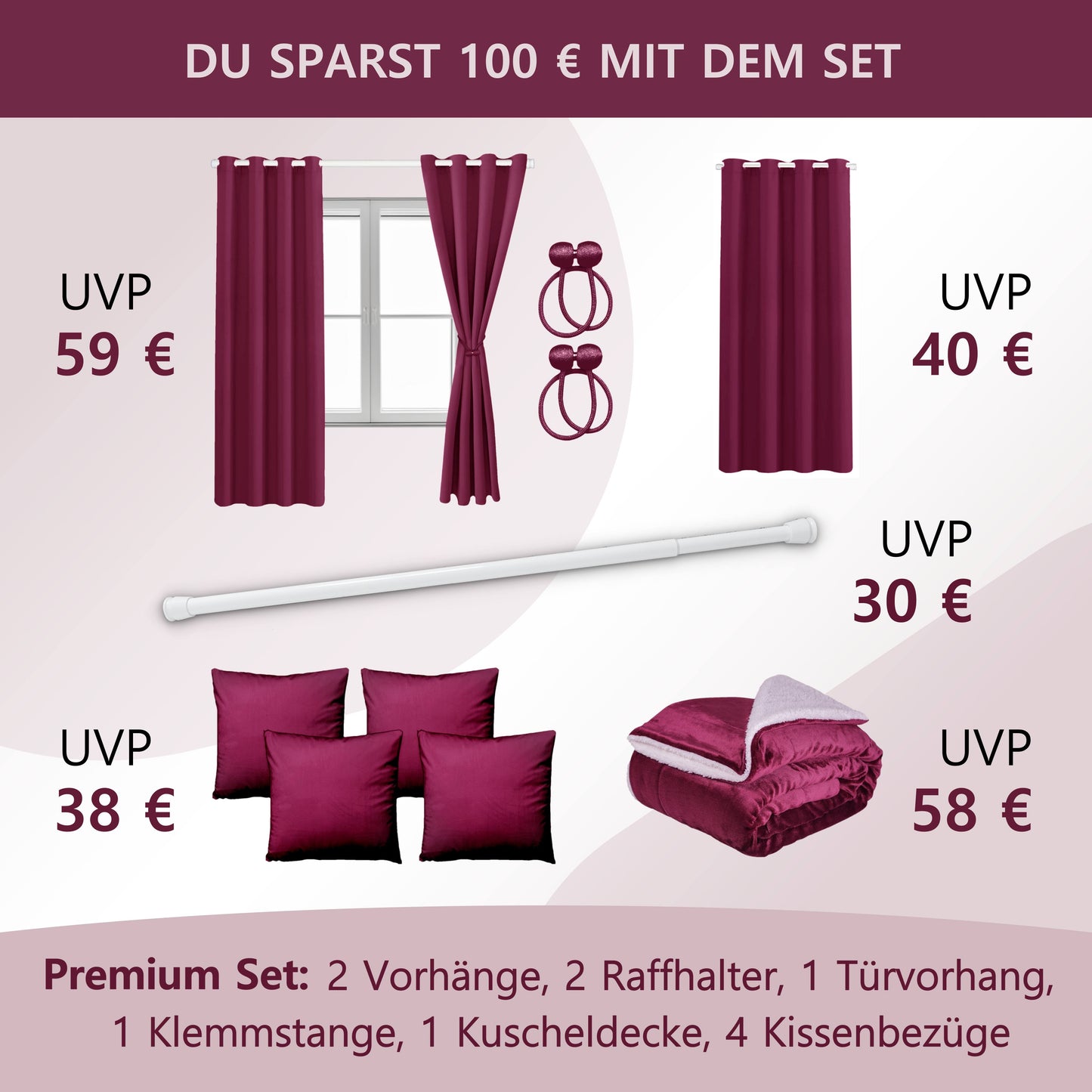 Türvorhang Set