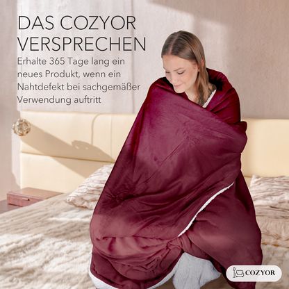 Sherpa-Kuscheldecke