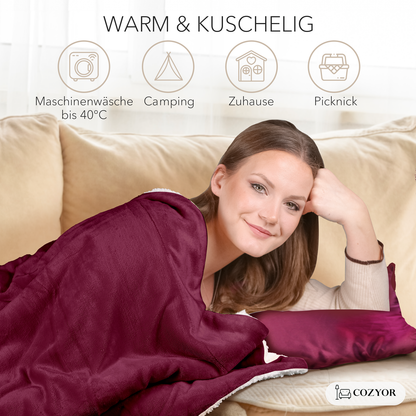 Sherpa-Kuscheldecke