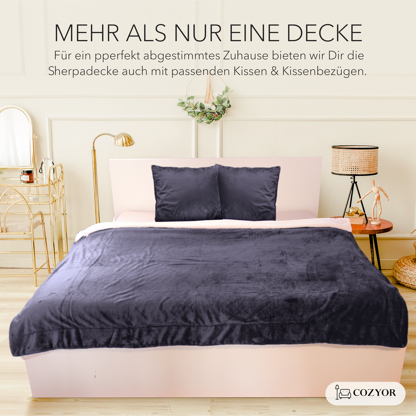 Sherpa-Kuscheldecke