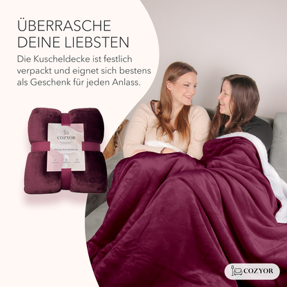 Sherpa-Kuscheldecke