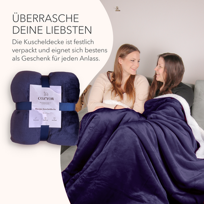 Sherpa-Kuscheldecke