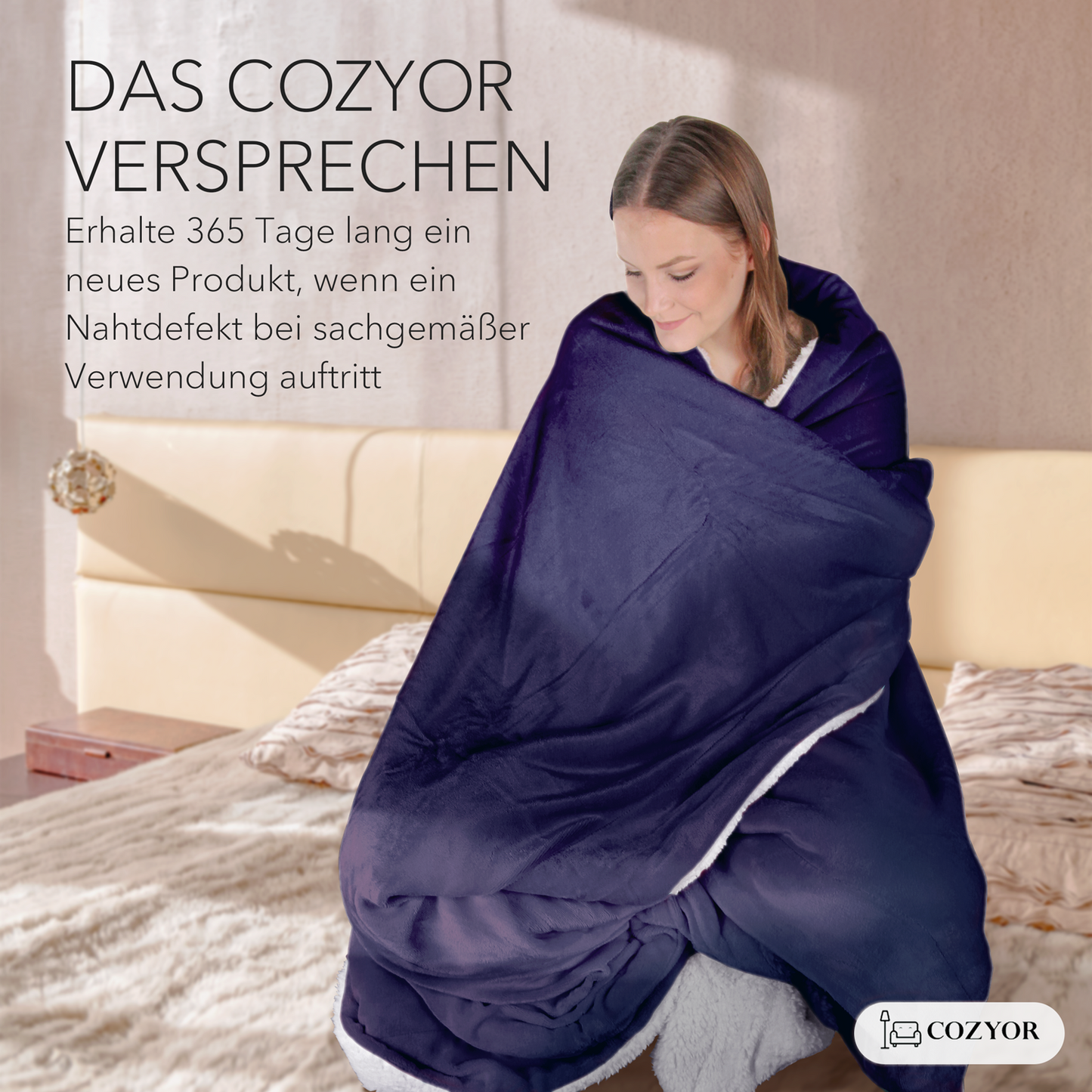 Sherpa-Kuscheldecke