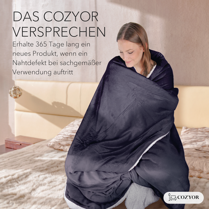 Sherpa-Kuscheldecke