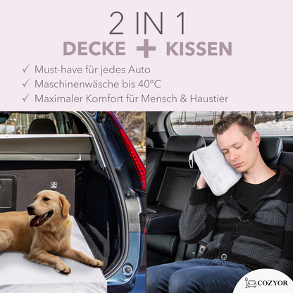 2in1-Reisekissen und -decke