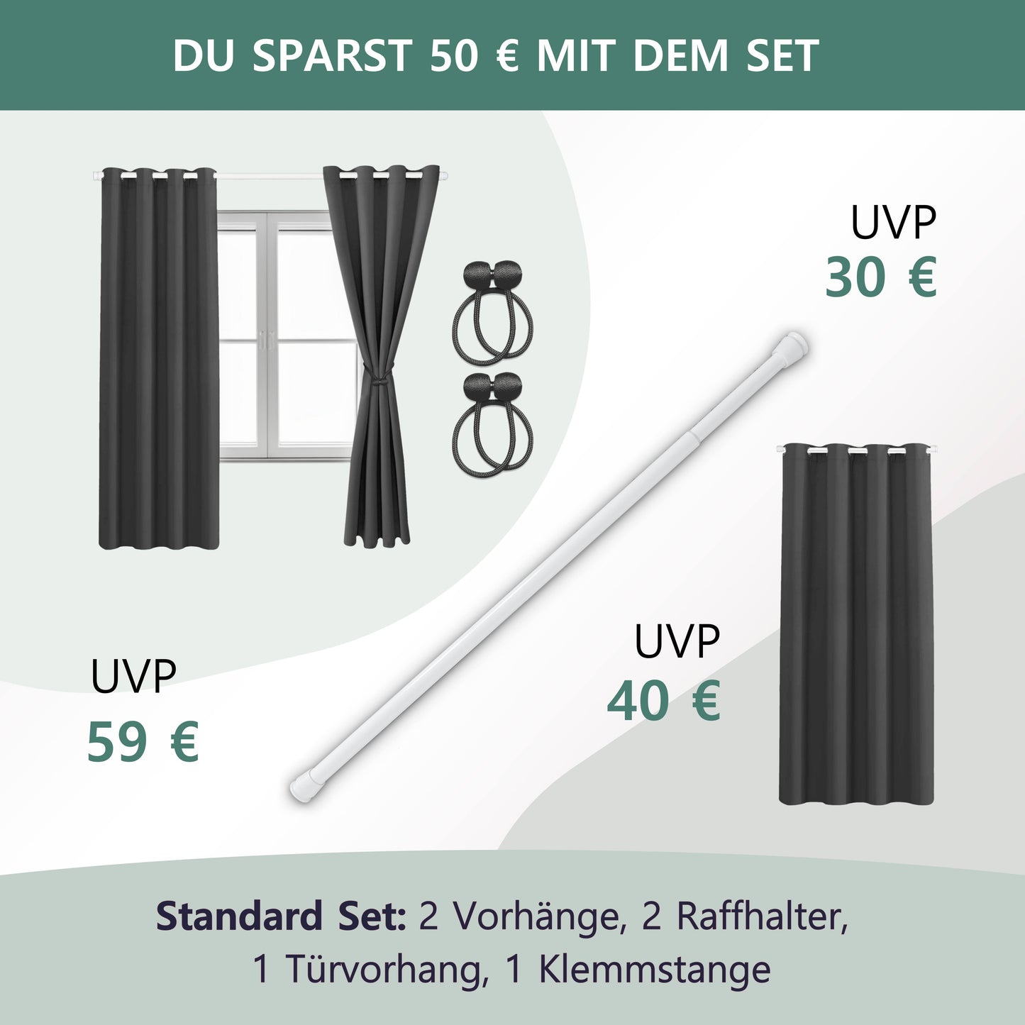 Türvorhang Set