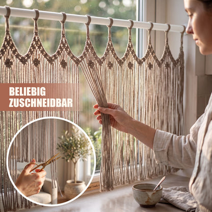 Makramee Vorhang Boho 100x200 cm