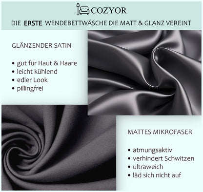 Wendebettwäsche Satin & Mikrofaser