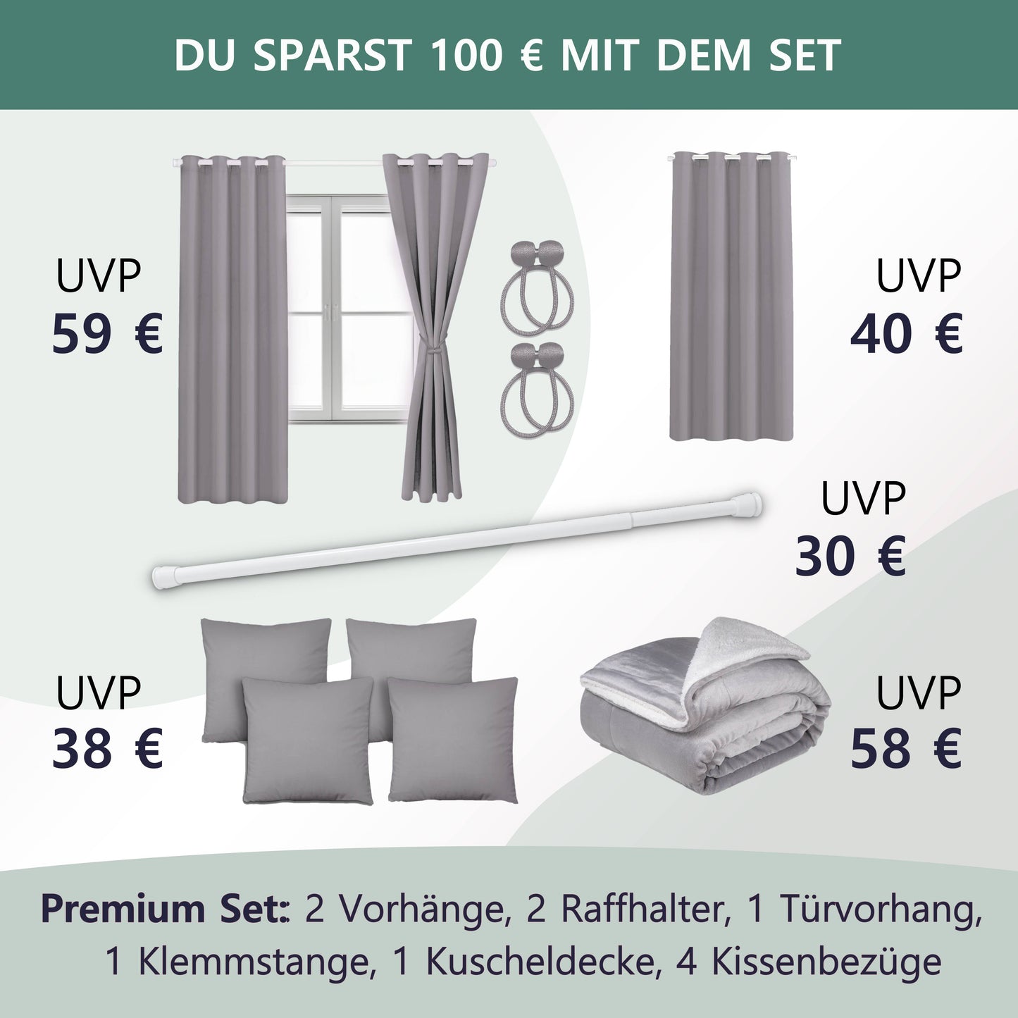 Türvorhang Set