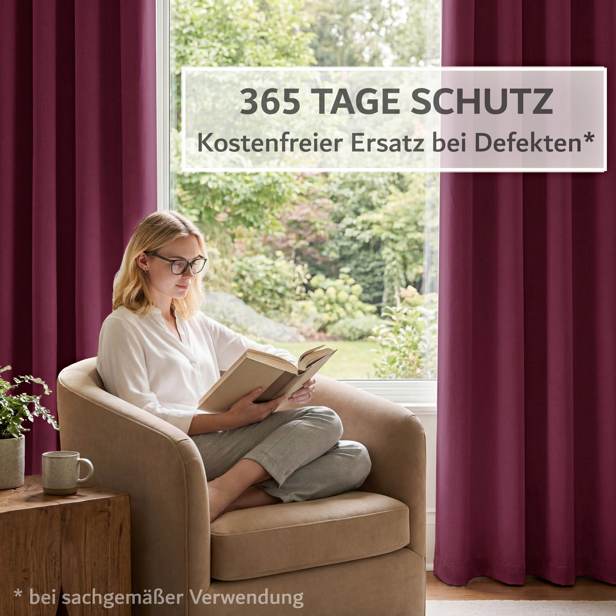 Vorhang-Set mit Klemmstange – cozyor