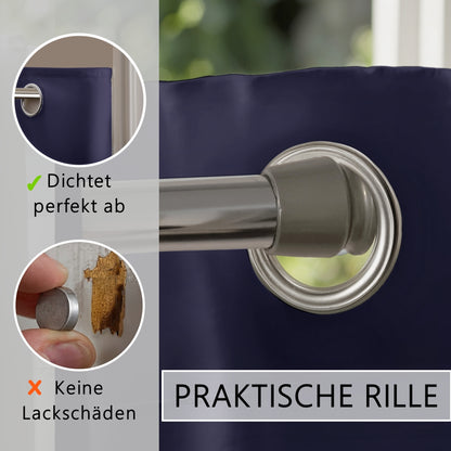 Türvorhang & Stange silber