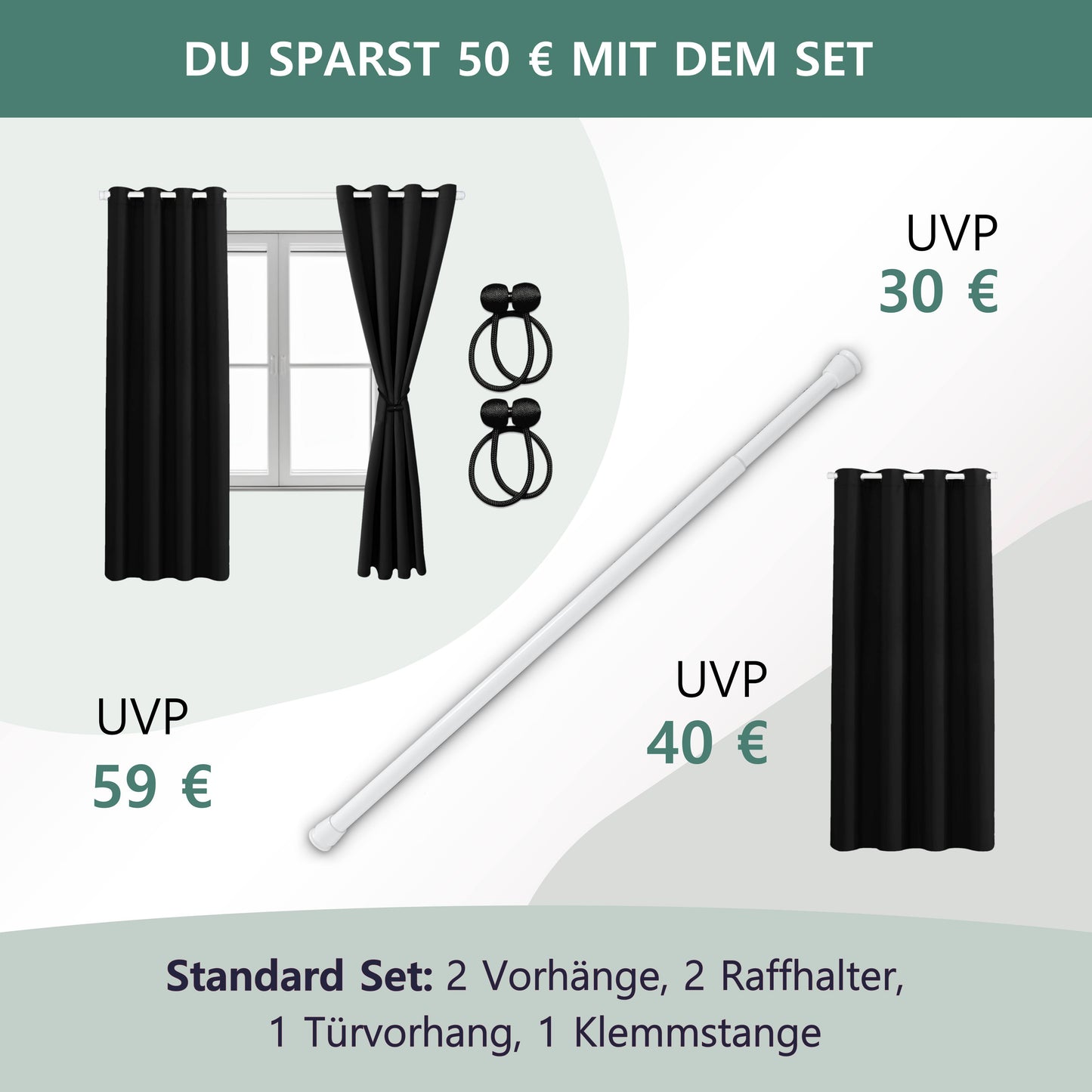 Türvorhang Set