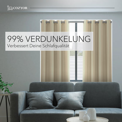 Verdunkelungs-Vorhang-Set