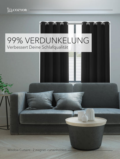 Verdunkelungs-Vorhang-Set