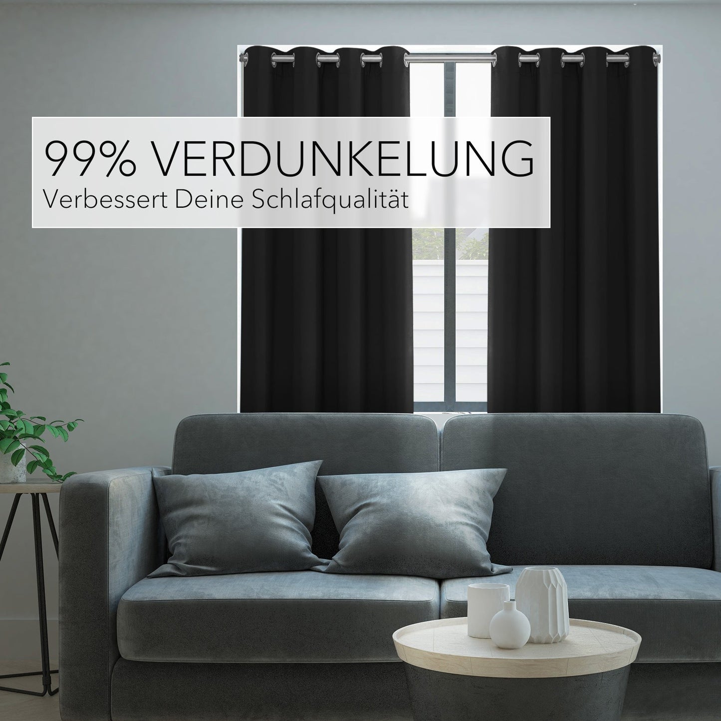 Verdunkelungs-Vorhang-Set