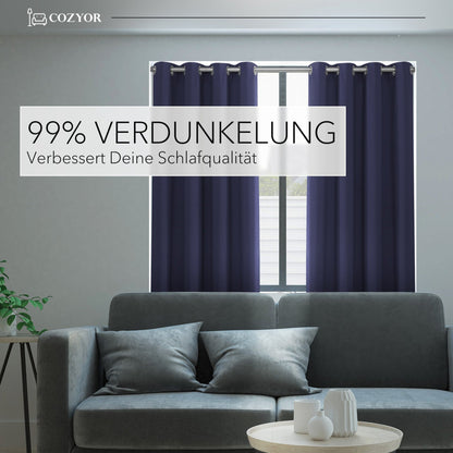 Verdunkelungs-Vorhang-Set