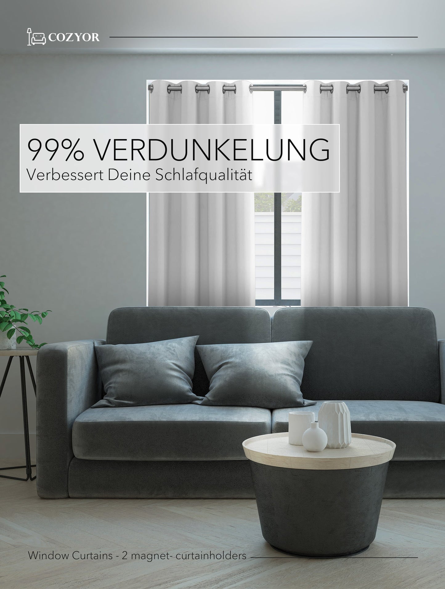 Verdunkelungs-Vorhang-Set